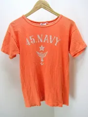 ■45RPM/フォーティファイブ★オレンジ胸ロゴTシャツ1/S相当■H