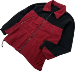 mont-bell ☆ ブラック レッド フリースジャケット ミドルレイヤー L 登山 アウトドア キャンプ オールド 旧タグ 人気 モンベル■G287のサムネイル