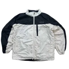 パラディーゾ ナイロンジャケット 3WAY フリースベストになるライナー 半袖になる袖 Mサイズ ブラック ホワイト メンズ ●J349