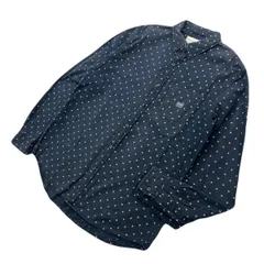 Denim & Supply Ralph Lauren ラルフローレン スター 星 ドット 総柄 ネイビー 長袖 シャツ メンズ M 通年 アメカジ ストリート■FD291