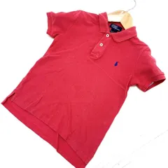 ポロ ラルフローレン POLO RALPH LAUREN 半袖ポロシャツ ピンク キッズ 子供用 5サイズ 120cm相当 シンプル 可愛い夏物♪■EA95