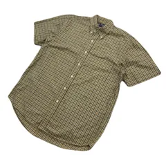 チャップス ラルフローレン 半袖シャツ コットン素材 メンズ M ベージュ系 【 さりげないおしゃれ♪ 合わせやすい 】 CHAPS ●FF270