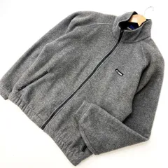 ジェリー ☆ GERRY 希少 USA製 フリースジャケット ブルゾン L グレー シンプルなのでどのコーデにも◎ 登山 アウトドア キャンプ■EB166