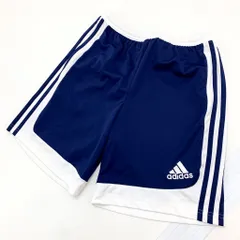アディダス adidas 子供用 ネイビー 濃紺 ハーフパンツ ショートパンツ ショーパン キッズ 160cm スポーツにぴったりの一枚♪■Ja2079