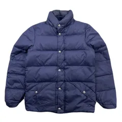 ケープハイツ ダウンジャケット シンプル アウター ジャケット メンズ XS 大きめシルエット ネイビー 濃紺 ●fd326