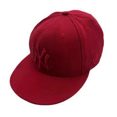 ニューエラ NY ヤンキース キャップ 帽子 59FIFTY50 57.7cm レッド 赤 NEW ERA 状態良好 ●FMC144