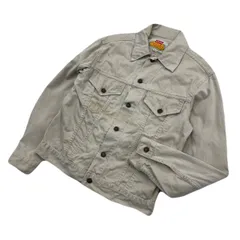 リーバイス ビンテージ 90s コットンジャケット デニム ジャケット ベージュ メンズ38 【 アメカジの着こなしに 】 LEVIS ●F291