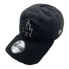 ニューエラ LA ドジャース 9TWENTY スナップバック キャップ 帽子 ブラック エンボスロゴ サイズ調整可能 ●FMC145