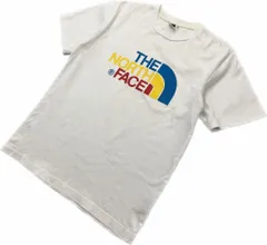 THE NORTH FACE ☆ 春夏らしい◎ カラフルプリント◎ ホワイト Tシャツ M 登山 アウトドア キャンプ タウンユース ノースフェイス■M186