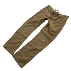 EDWIN エドウィン K50591 イージーパンツ ワークパンツ ブラウン ベージュ メンズ S アメカジ 大人カジュアル タウンユース 古着■Ja8066