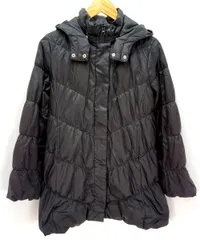 ■ギャップ GAP キッズ 女の子用 ブラック ダウンコート Aライン キッズ 子供用 160■K