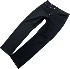 LEVIS ☆ 505 防寒裏地 ブラック コットン ストレート パンツ W31 秋冬 アメカジ 大人カジュアル モード ロック 人気 リーバイス ■Ja7202