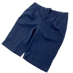 アース ミュージック＆エコロジー ☆ earth music&ecology シンプルで着回ししやすい♪ ネイビー ショートパンツ ハーフパンツ M■Ja417