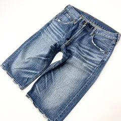 リーバイス ☆ LEVIS SP503-0011 503 デニム ショートパンツ ハーフパンツ W30 ヴィンテージ加工＆色落ち◎ 風合い最高♪ アメカジ■Ja4547