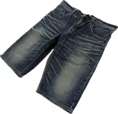 EDWIN XV ☆ 4519 渋いヴィンテージ加工◎ デニムパンツ デニム ショーツ ショートパンツ W30 アメカジ ストリート エドウィン■Ja6214
