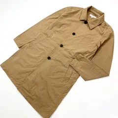 URBAN RESEARCH ☆ 着回し抜群◎ スプリングコート 高密度シャツ ステンカラーコート ベージュ M 大人カジュアル アーバンリサーチ■S1675