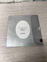 【極美品/ケース付】クリスチャン ディオール スカーフ 幾何学柄 ヴィンテージ