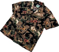 HUF ハフ 総柄 アロハシャツ カンナビス柄 マリファナ 舐達麻 - メルカリ