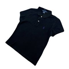 Ralph Lauren TheSkinnyPolo M ブラック 刺繍が特徴 - メルカリ