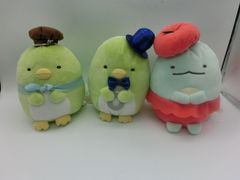 【TAKA80-37】◇すみっコぐらし ぺんぎん？ とかげ ぬいぐるみまとめて3個セット 『5th ぺんぎん？』『パティシエ ぺんぎん？』『とかげのおうち part2 とかげ』