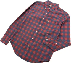 Abercrombie&Fitch ☆ 通年 着回し抜群◎ ピンク ブルー 長袖 チェック シャツ ネルシャツ XS アメカジ 大人カジュアル アバクロ■S2343