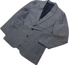 Paul Smith ☆ ポールスミス コットン テーラード ジャケット 背抜き グレー L 春夏 秋 モード ビジカジ オフィス 大人カジュアル■S3790