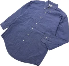BROOKS BROTHERS ☆ 長袖 ボタンダウン シャツ ワイシャツ ドレスシャツ ブルー 15.5-32 通年 ビジネス 紳士 ブルックスブラザーズ■S2485