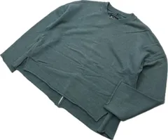 MANASTASH マナスタッシュ ビッグシルエット ワイド ヘンプ コットン 長袖 Tシャツ カットソー グリーン M アウトドア キャンプ■S3903