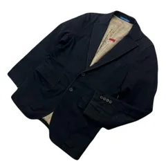 Paul Smith ポールスミス ブラック コットン テーラードジャケット 裏地 総柄 メンズ M 秋冬 モード 大人カジュアル 人気 古着■S4383