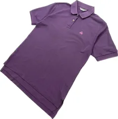 USA製 ☆ BROOKS BROTHERS ☆ ポロシャツ 半袖 XS 紫 パープル 春夏 アメカジ ストリート ビジカジ 古着 人気 ブルックスブラザーズ■S2194