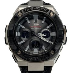 電波ソーラー☆完動☆良品】G-SHOCK GST-W130BC／布バンドブルー