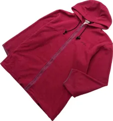 90s L.L.Bean ☆ 男女兼用◎ フリース ジャケット パーカー フーディー ピンク メンズ L相当 全体リペア アウトドア エルエルビーン■S2549