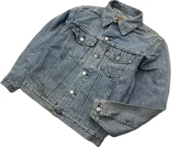 80s ☆ LEVIS リーバイス 70651-0217 オレンジタブ 渋い風合い◎ デニムジャケット ブルゾン S 通年 アメカジ ストリート 古着 ■S4043