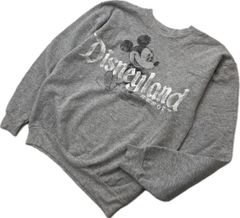 Disney】ミッキー プリント スウェット グレー Hanes 裏起毛 M - メルカリ