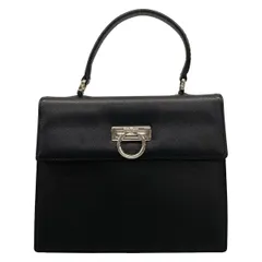 FERRAGAMO/SalvatoreFerragamo(サルバトーレフェラガモ) ハンドバッグ ガンチーニ 217337 黒 レザー