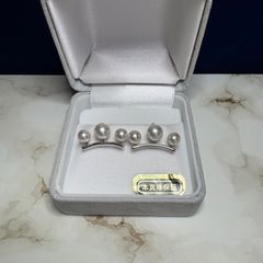極美品】EXCY 本真珠 カフス＆スタッドボタン 5点 SILVER925 - メルカリ