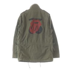HYSTERIC GLAMOUR (ヒステリックグラマー) ×THE ROLLING STONES M65 ローリングストーンズ ミリタリージャケット カーキ 0241AB07