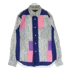 COMME des GARCONS HOMME DEUX (コムデギャルソン オムドゥ) 18AW AD2018 パッチワーク ペイズリー 長袖 シャツ マルチ DB‐B054のサムネイル