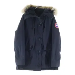 CANADA GOOSE (カナダグース) CHARLOTTE PARKA 2300JL シャーロットパーカー ジップアップ ファーフーデッド ダウンジャケット ネイビー レディースのサムネイル