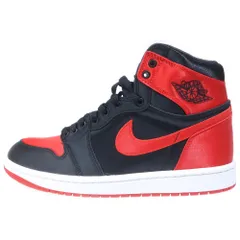 NIKE (ナイキ) WMNS AIR JORDAN 1 RETRO HIGH OG SATIN BRED ウィメンズ エアジョーダン1 レトロ サテンブレッド ハイカットスニーカー US10.5/27.5cm FD4810-061