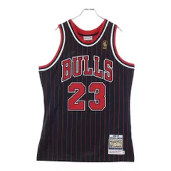 Mitchell&Ness (ミッチェル アンド ネス) Michael Jordan 1996-97 Chicago Bulls Authentic Jersey シカゴブルズユニフォーム ノースリーブタンクトップ ブラック/レッド