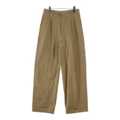 GUCCI (グッチ) 22AW 2タック ストレート スラックスパンツ ベージュ 723811 ZALH6のサムネイル