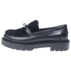 HERMES (エルメス) アイコン モカシン ケリーファー レザー ローファー ブラック