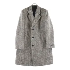 PRADA (プラダ) 24AW SOPRABITO トライアングル ロゴ刺繍 ウール ロングコート ベージュ UC0512M S000 15J2のサムネイル