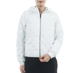新品 [オークリー] ELEVATE TUBULAR DETACHABLE JKT レディース FOA500878 (100) WHITE US M サイズ (日本 L サイズ相当)