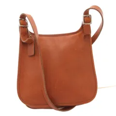 コーチ COACH オールドコーチ 9131 ヴィンテージ ショルダーバッグ 斜め掛け クロスボディ フラップ レザー 茶 ブラウン /FF ■GY18
