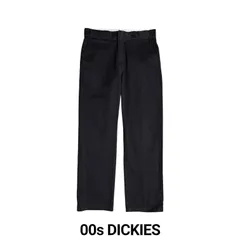 古着 00s ディッキーズ 874 ワーク パンツ ブラック W34