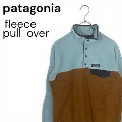 t2280 海外古着　パタゴニア シンチラ 　スナップＴ プルオーバー フリースジャケット ブルー　レアモデル