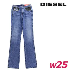 新品・未使用 ディーゼル DIESEL [W25L32] ジーンズ デニム パンツ レディース ヴィンテージウォッシュ加工 切替 スリムフィット ブーツカット D-ESCRIPTION-HS