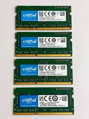 28GB】動作確認済み DDR4メモリ4枚 Crucial Kingston - メルカリ